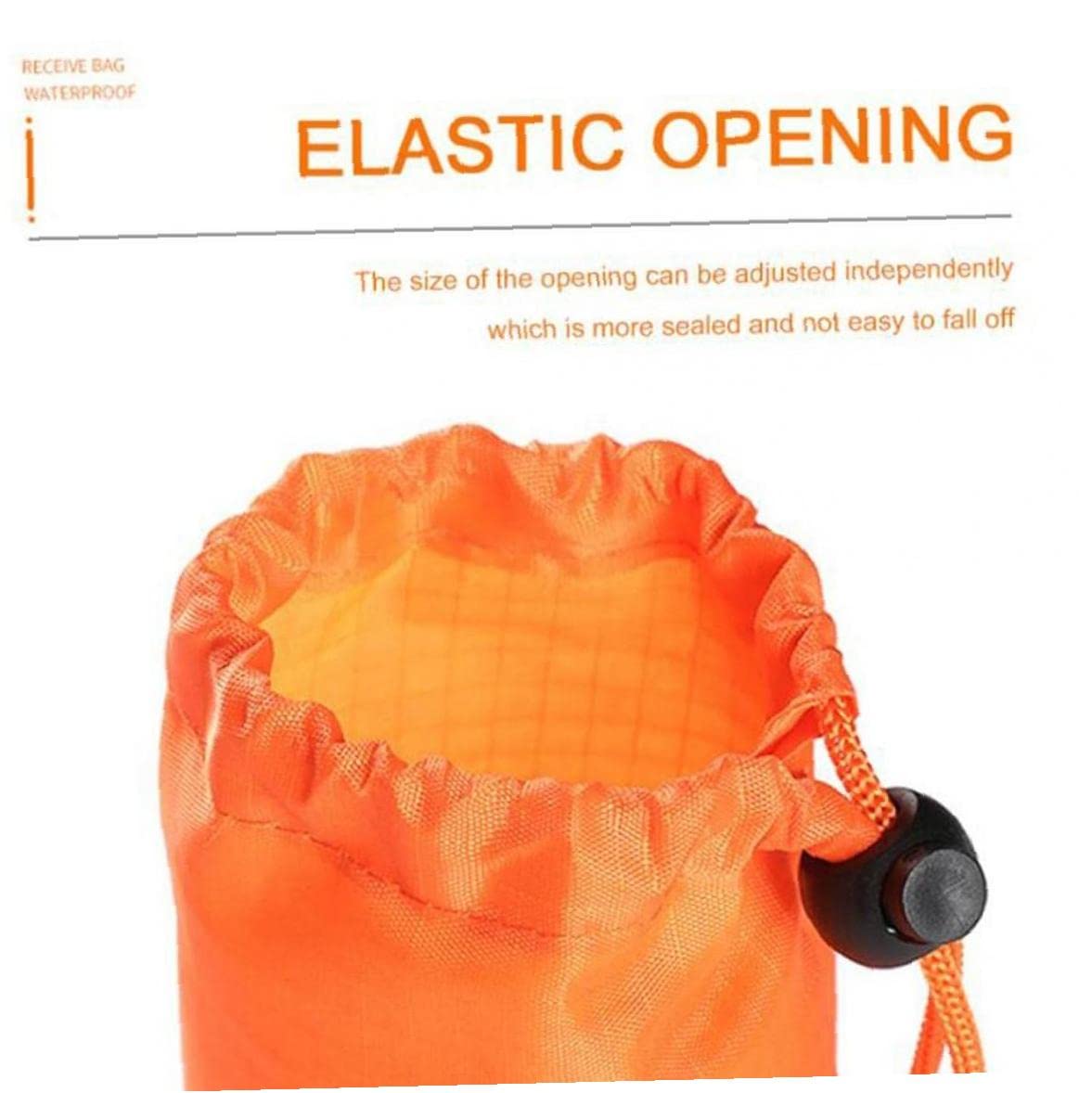 2pc Outdoor Stuff Sacks Impermeabile Gadget Sacchetto di Stoccaggio Contenitore Emergency Sleeping Bag Whistle Camping Sopravvivel Tool Ditty Bags