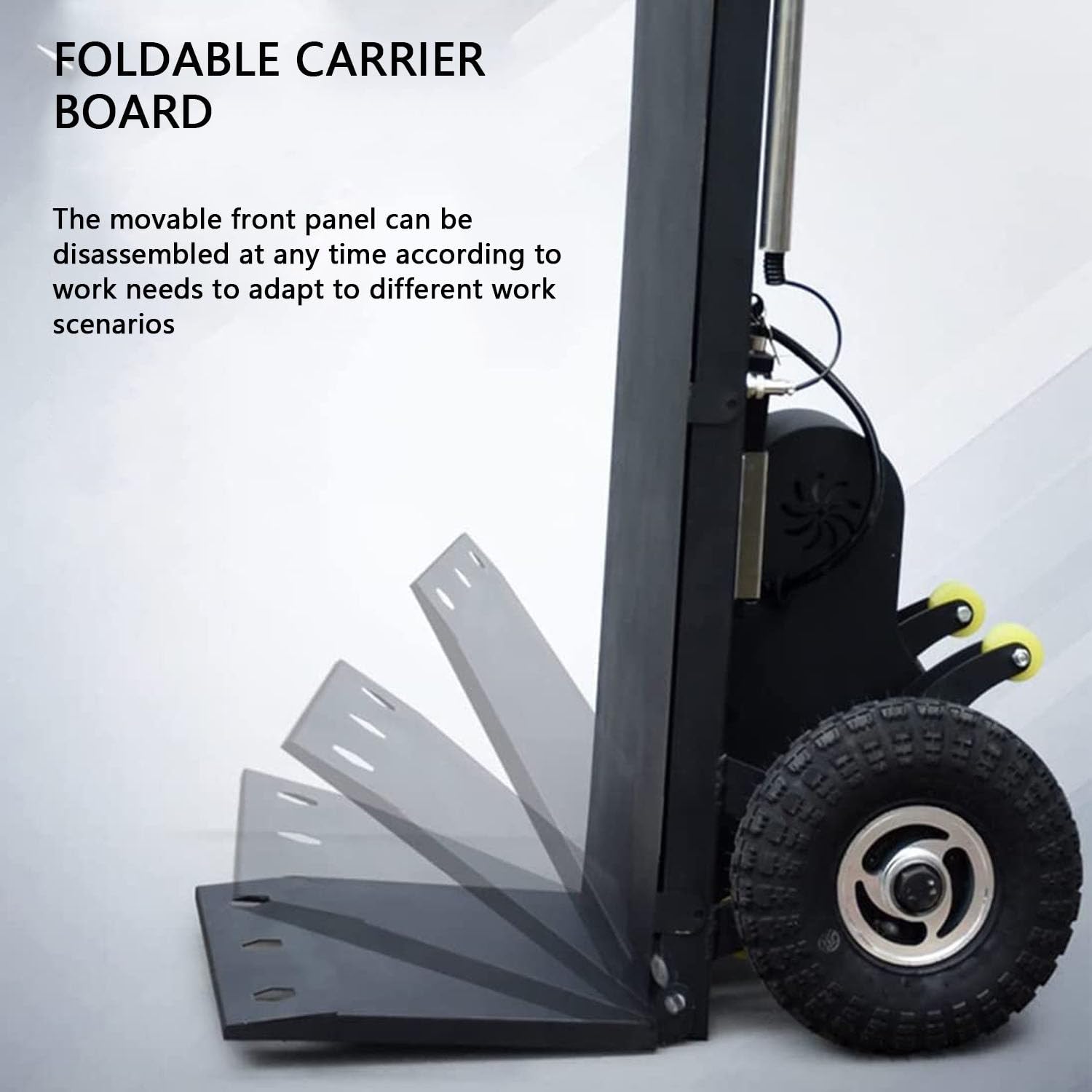 Subida De Escaleras EléCt Carretilla De Mano De Carga De 199.6 kg Carretilla MóVil para Subir Escaleras De Servicio Pesado con 30Ah LiBateríA para DistribucióN LogíStica AlmacéN