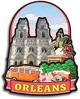 Vista 13 de Blois Centre-Val de Loire Francia - Imán de madera para nevera, colección 3D, hecho a mano, viajes, ciudad, recuerdos, nevera, regalo