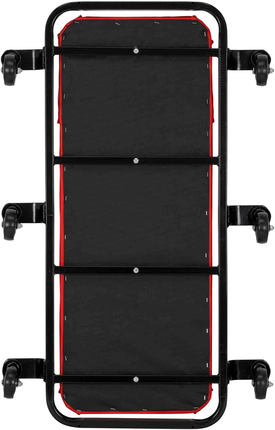 AFF Ultra Low Profile Mechanic Creeper - Heavy Duty 40" Creeper with 1.5" Ground Clearance - 1.57" Thick Vinyl Upholstery & 6 Oil-Resistant Swivel Casters - for Garage & Shop Use