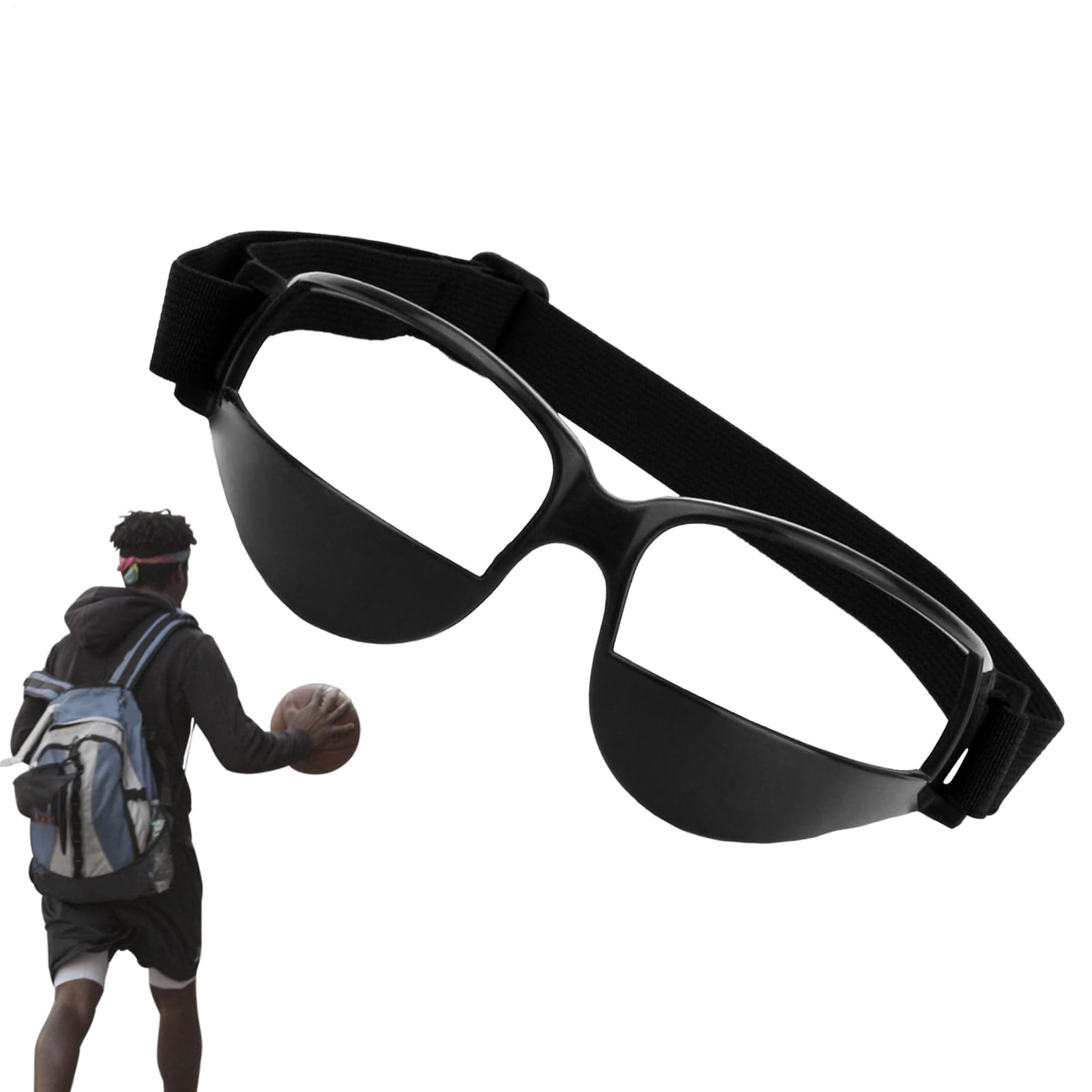 Generisch Gafas de baloncesto, gafas deportivas portátiles, gafas de regateo, especificaciones protectoras para regatear, equipo de entrenamiento de baloncesto