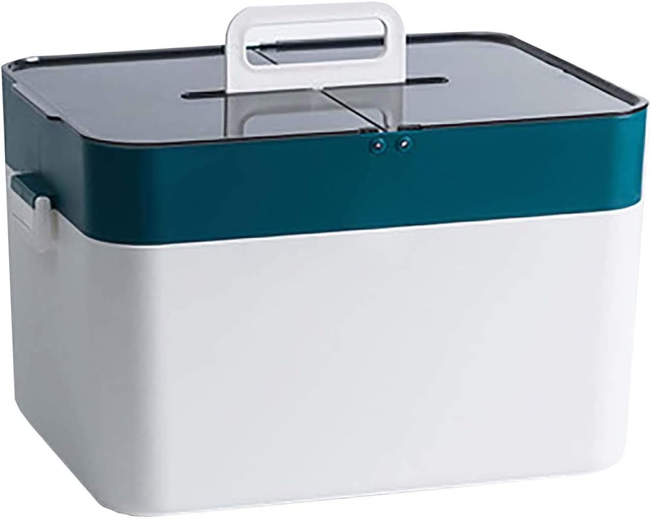 Medical Box Extra Large Capacity Family First Aid Medicine Storage Car(Blue)