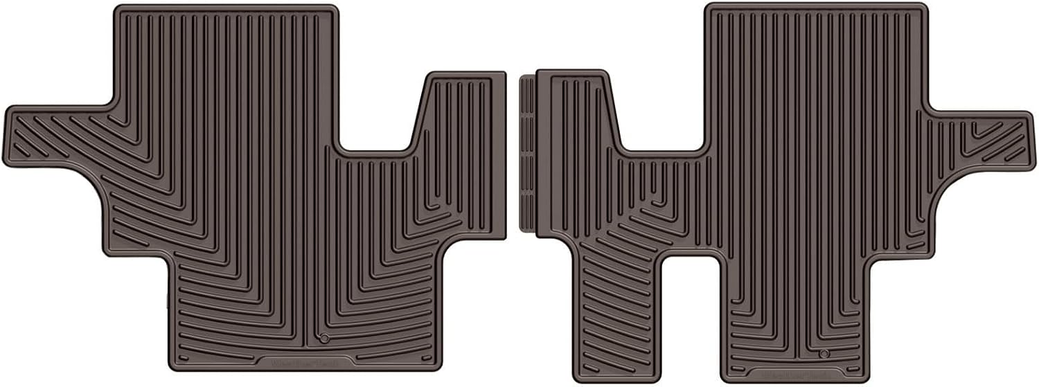 WeatherTech All-Weather Floor Mats for Infiniti QX60, Pathfinder, JX - 2nd Row (W302), Black