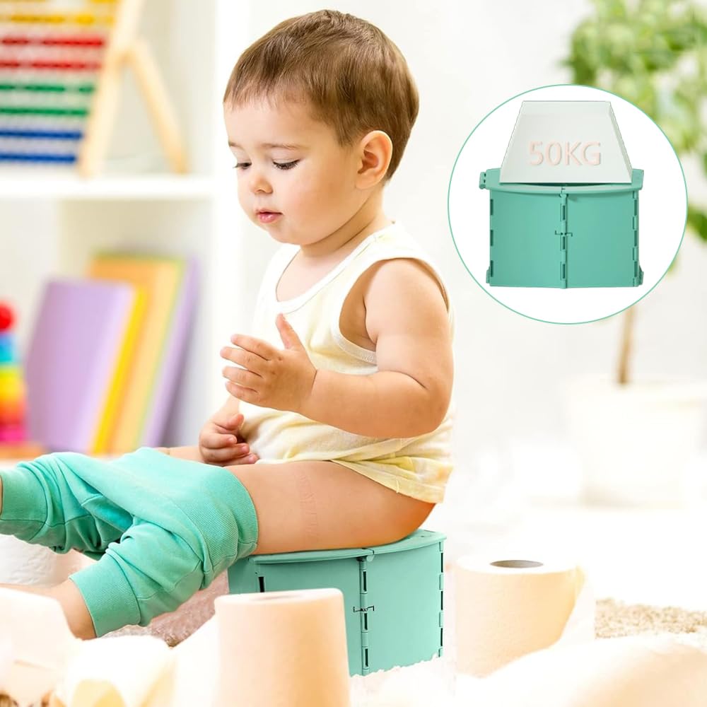 WC portatile per bambini, vasino pieghevole da viaggio, vasino pieghevole, vasino per bambini, vasino per bambini