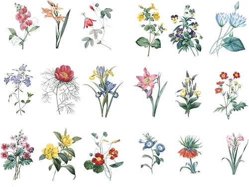 Seasonstorm Vintage Flores Kawaii Estética Feliz Planificador Diario Diario Papelería Scrapbooking Pegatinas Viaje Arte Suministros