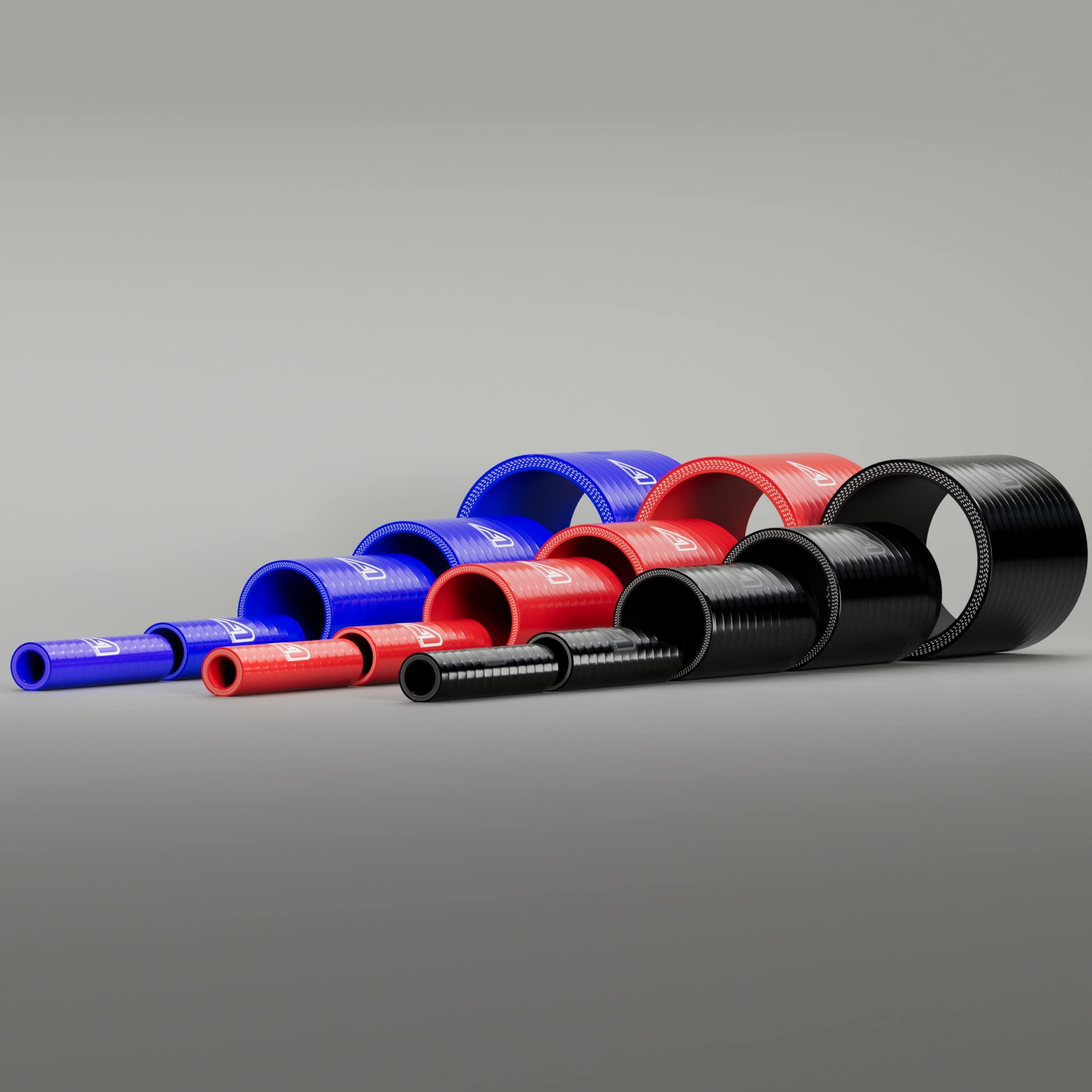 76mm 3" ID Silicone Straight Hose Joiner Coupler 75mm Length Black - 5