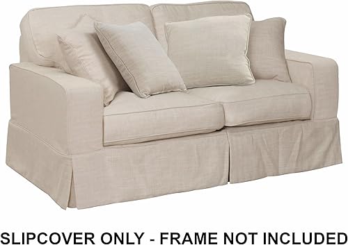 Vista 37 de Sunset Trading Funda para sofá biplaza Americana Blanco