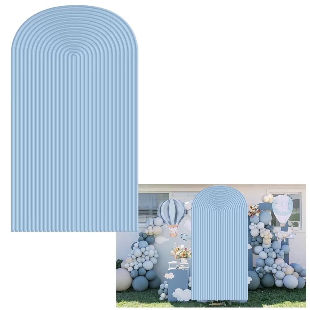 HUAYI Underwater Arch Backdrop Cover - 2.5ft X 6ft Kids Birthday Party Decor Mermaid Theme