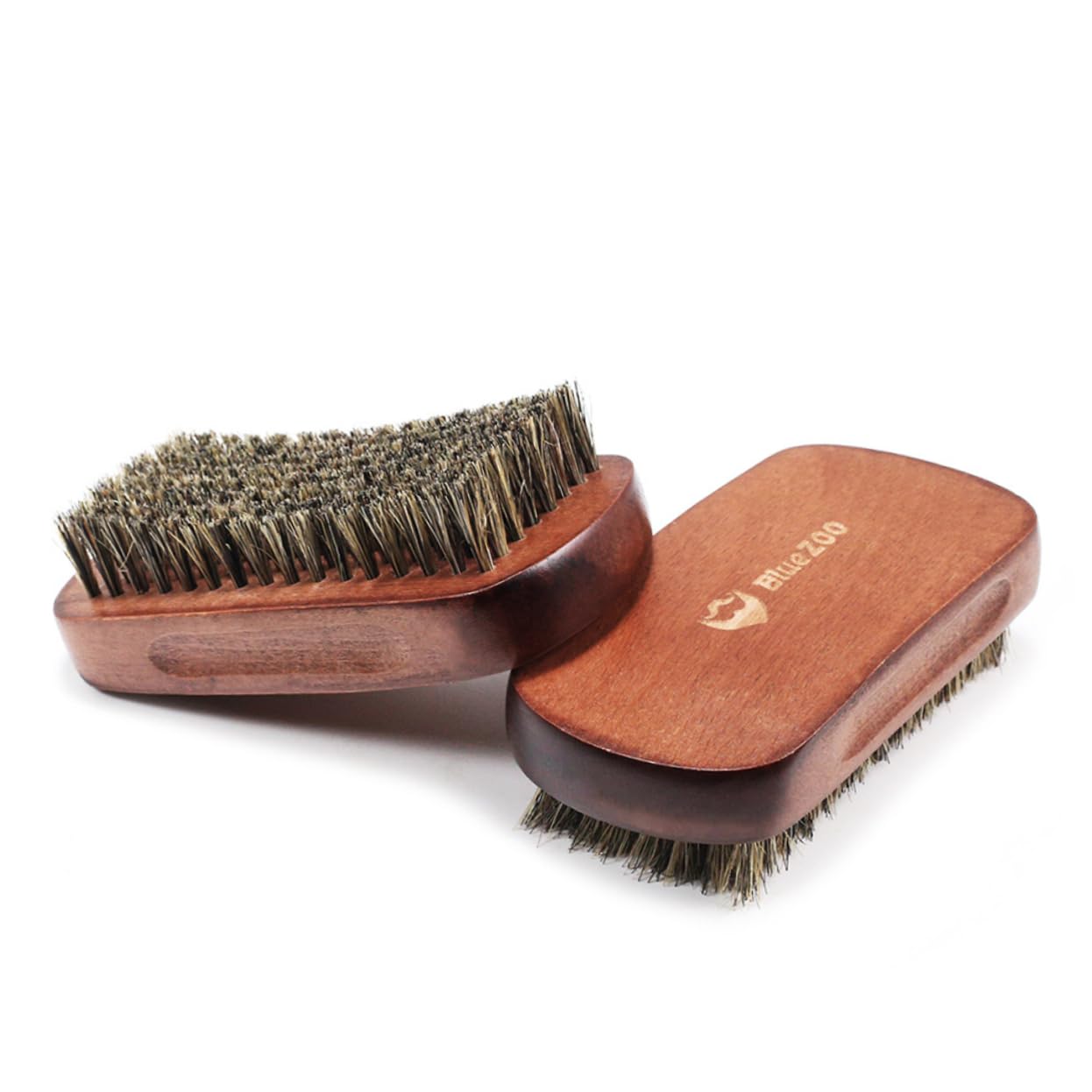Gogogmee Curved Beard Cleaning Brush Essential Beard Care Accessory for Men Ergonomic Design for Grooming and Maintenance Brown