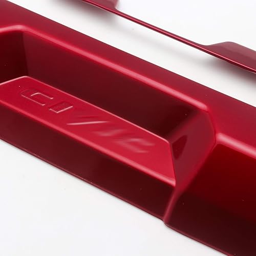 Miniatura 3 de Xotic Tech - Panel de consola central, cubierta de control de clima de CA, color rojo deportivo, compatible con Honda Civic de 10 generación