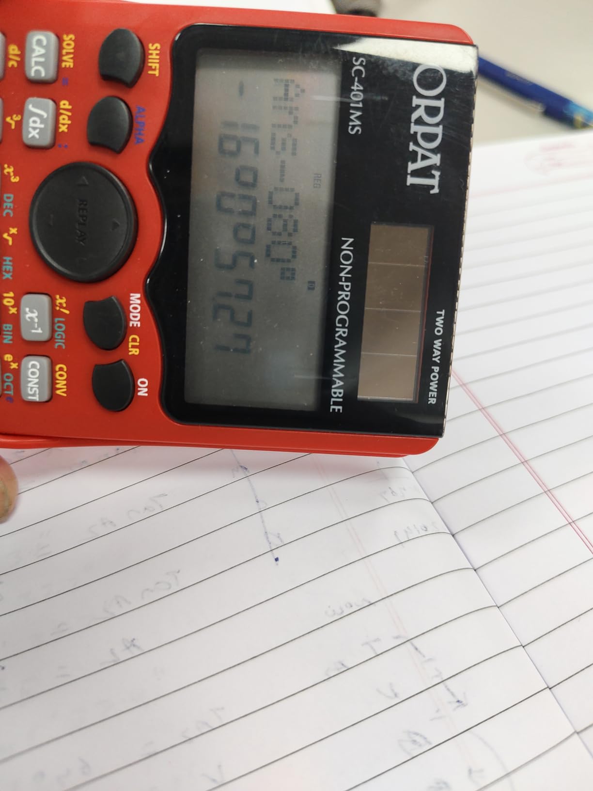 Orpat Scientific Desktop Calculators SC401 MS EMPIRE RED Amazon.in