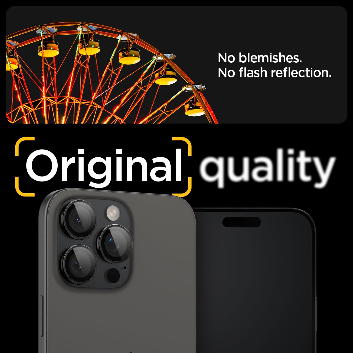 Protection Objectif Caméra Spigen Glas.tR Optik Verre Trempé Pour IPhone 14 Et 14 Plus