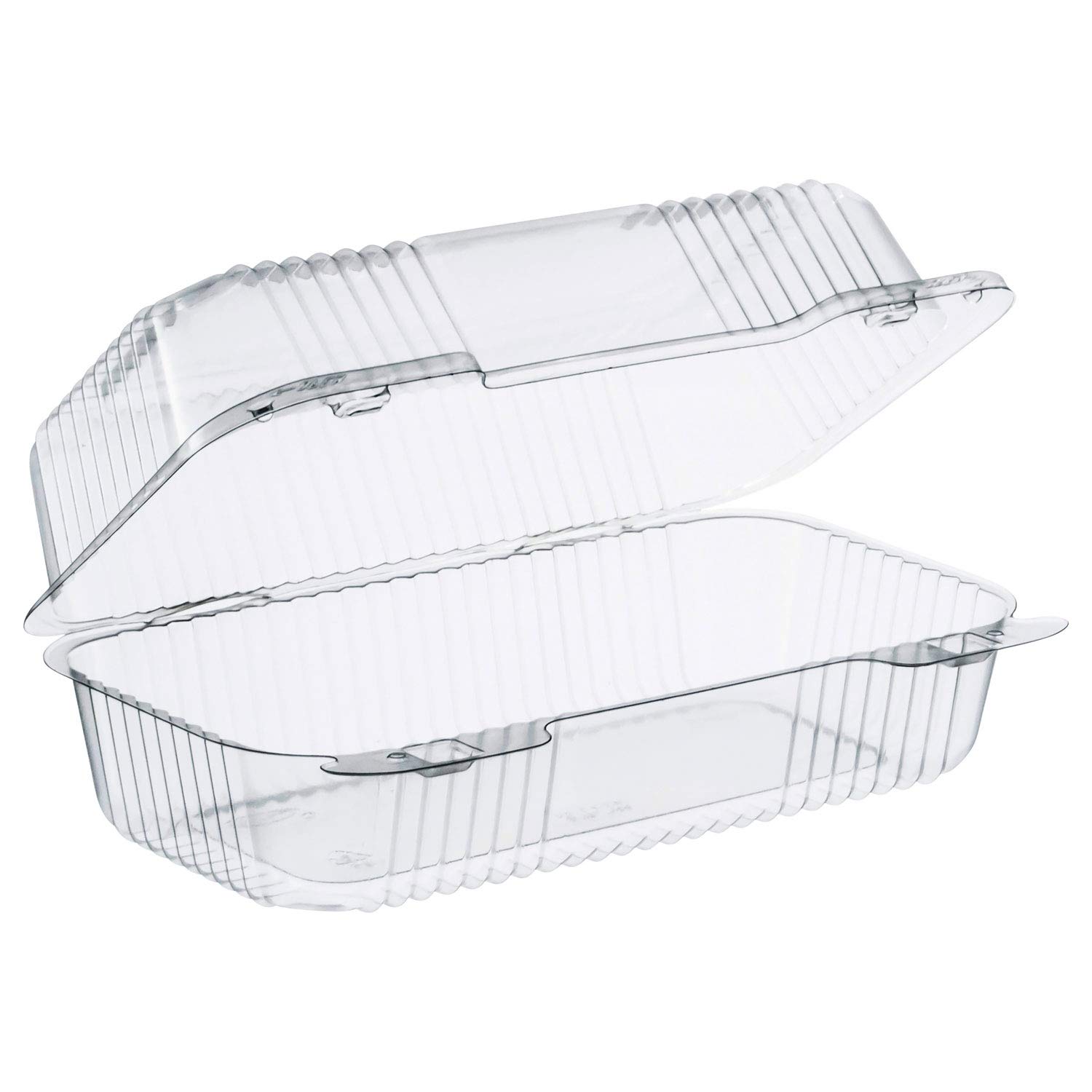 Dart C35UT1 Stay Lock Hinged Lid Containers, 9" Medium, Clear (Case of 250), 3.5" Height, 5.4" Width, 9" Length (Pack of 250)