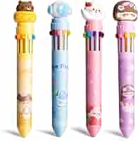 12 Penne 10-in-1 Multicolore - Stilo Dinosauro Per Bambini - 10 Colori Inchiostro - Ideale Per Scuola E Regalo - Foto 9