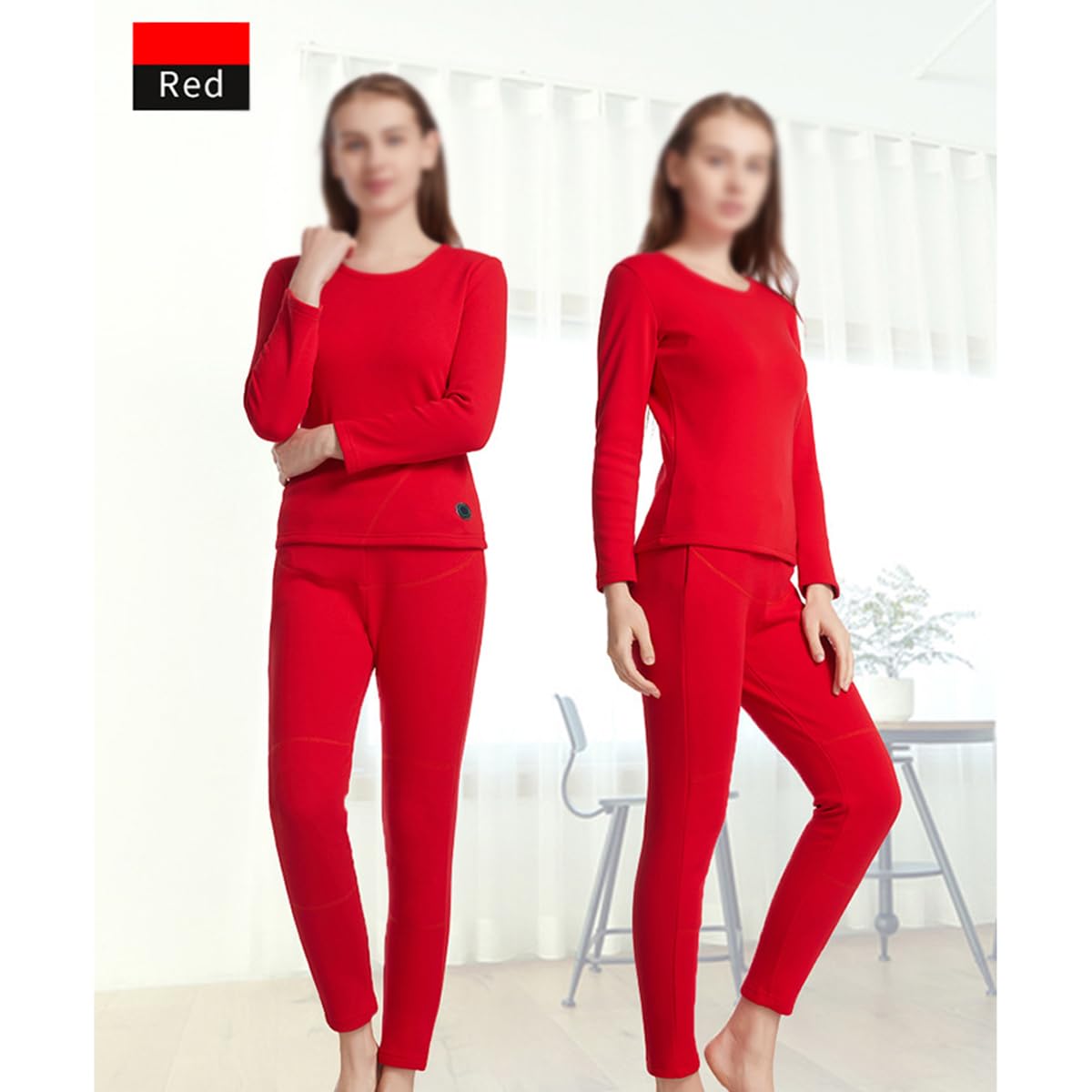 Ropa Interior térmica con 8 Zonas de Calor, de algodón, con alimentación por USB, Traje Calefactor Inteligente de Temperatura Constante (sin batería)