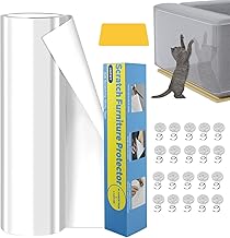 ETENTOUS Protezione Graffi Gatto, Protezione antigraffio per gatt 30X300CM, Divano Gatti Graffi Protezioni per Mobili per Divani, PVC Anti-Graffio Protector, Protezione per Divano Porta e
