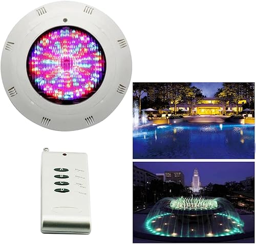 Miniatura 4 de Luz de piscina LED de 18W 12V 3000LM RGB que cambia de color impermeable IP68 luces LED subacuáticas 30  fuente de piscina estanque lámpara colorida