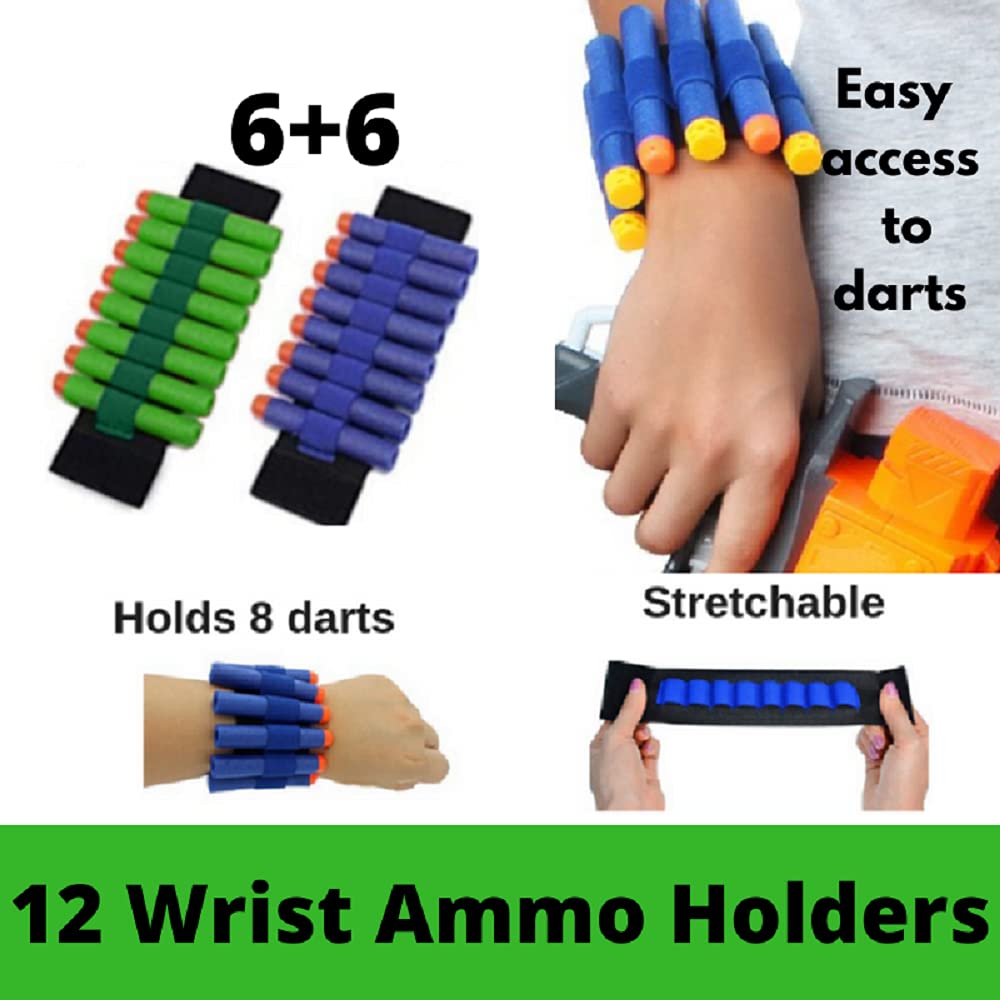 Wishery Accessories for Nerf Party Supplies & Boys Birthday Favors 12