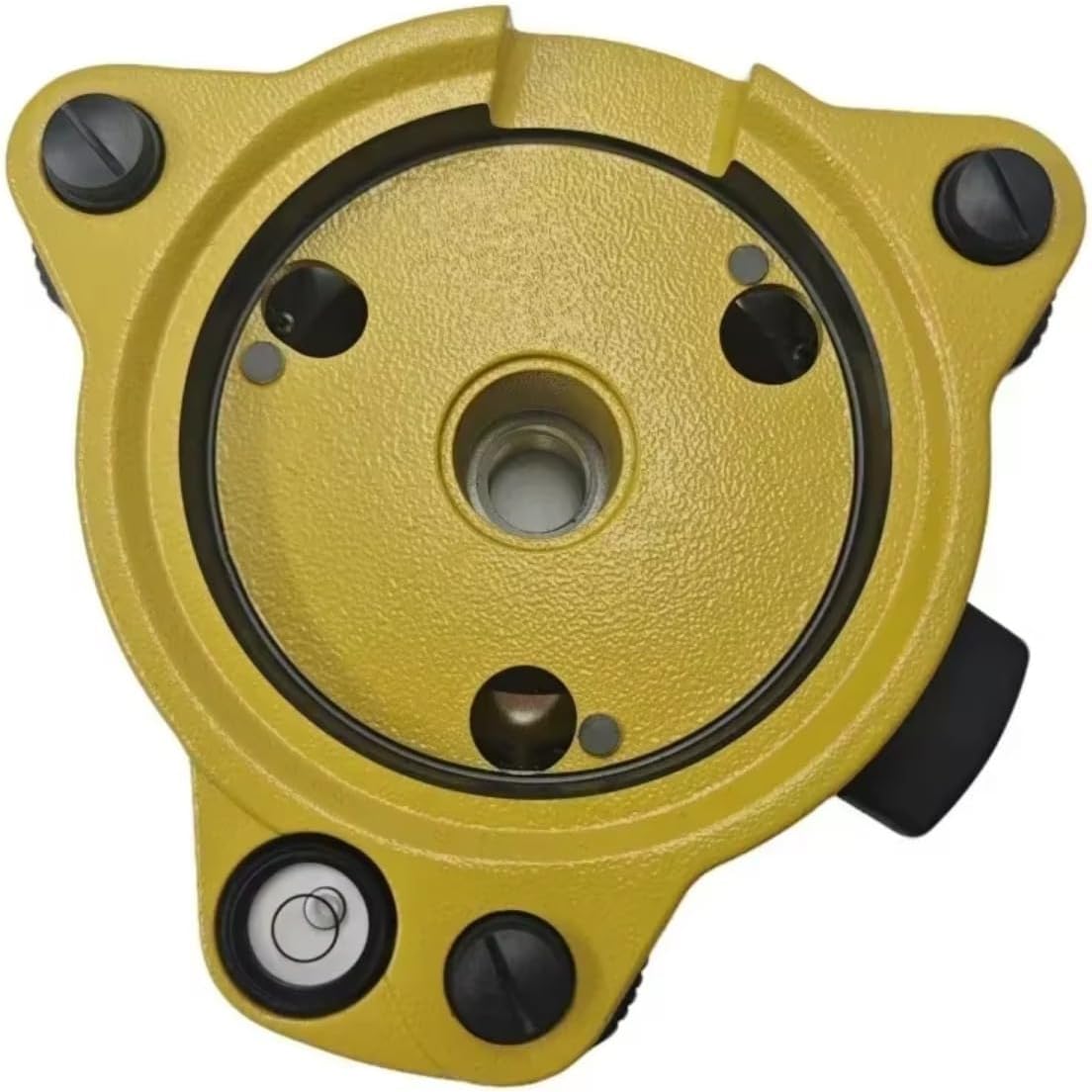 Surveying Standard Tribrach for Sokkia for Topcon Total Station Theodolite GNSS GPS Tribrach with Optical Plummet, Black