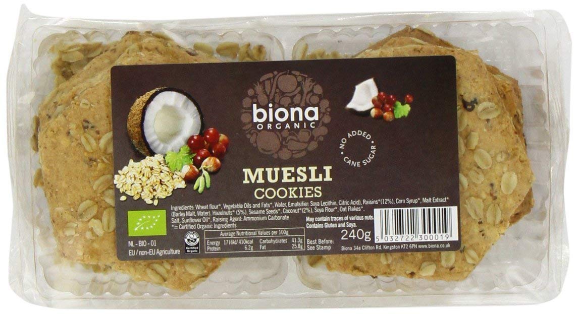 Biona Organic - Muesli Cookies - 240g