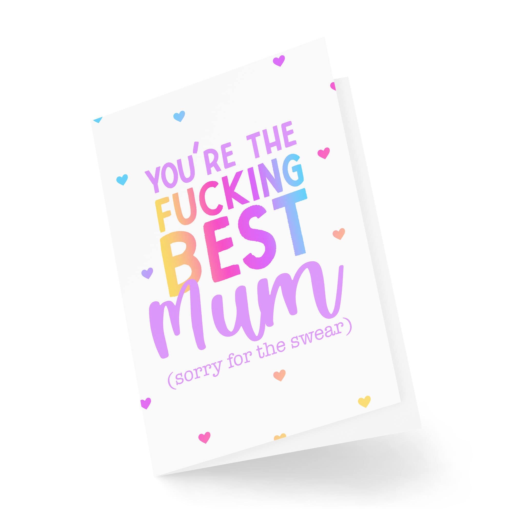 Lustige Muttertagskarte – „Mama, Wtf Would I Do Without You“ – A5, Matte Oberfläche, Mit Umschlag, CBH1477