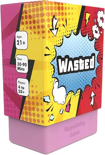 Wasted - The Party Game by Happy Ending Games - Tarjetas de juego - Juego de mesa de desafíos versión en español