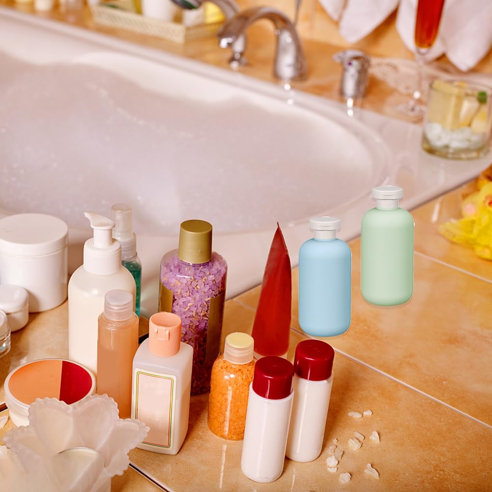 GORGECRAFT 32-teiliges Flaschen-Entleerungskappen Set – 4 Größen, Weiß, Auslaufsicher | Für Shampoo, Lotion, Quetschflaschen