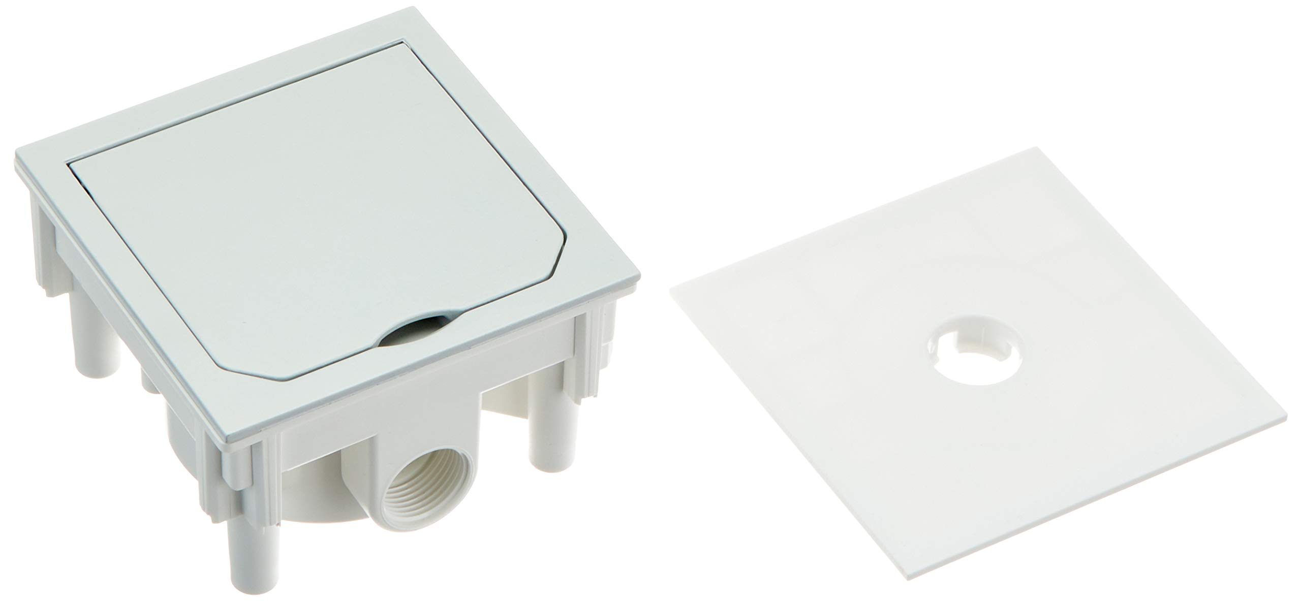 BJC Delta Mechanisms – SCHUKO Base with Lid Aluminium Grey Export