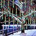 Dazzle Bright Red and Green Christmas Lights, 288 LED 11.8 Inch Meteor Shower Rain Lights with 8 Tubes, Waterproof Plug in Falling Rain Light Christmas Decorations for Xmas Bushes Tree Yard Party