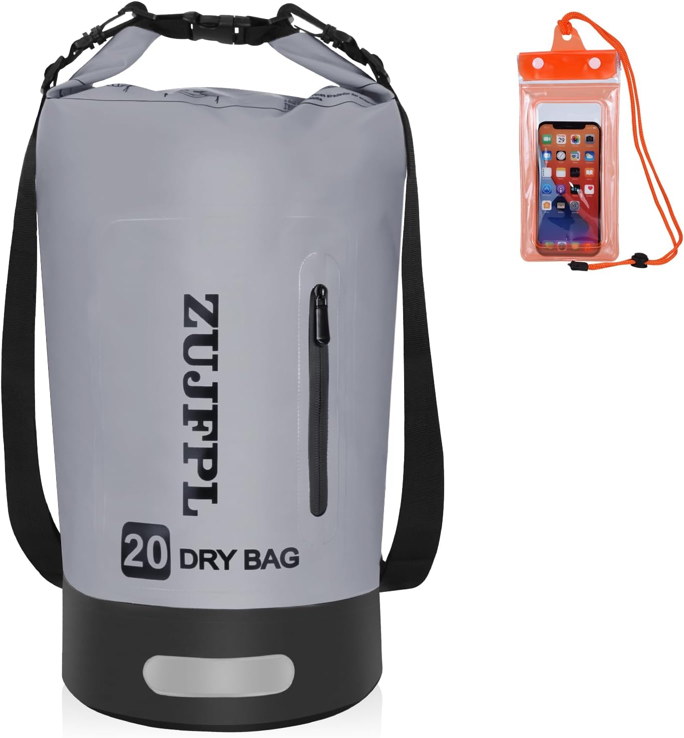 Dry Bag Waterproof Floating Backpack 10L/20L/30L,Waterproof Bag for Women Men,Roll Top Dry Compression Sack Keeps Gear Dry for Boating, Kayaking, Surfing, Rafting and Fishing (Grey, 20L) Dry Bag Waterproof Floating Backpack 10L/20L/30L,Waterproof Bag for Women Men,Roll Top Dry Compression Sack Keeps Gear Dry for Boating, Kayaking, Surfing, Rafting and Fishing (Grey, 20L)