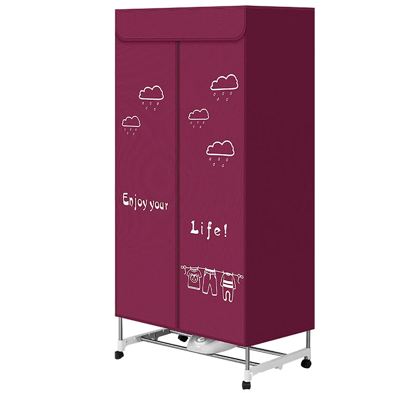 Stendibiancheria Riscaldato 1000W, Stendibiancheria Riscaldato, Stendibiancheria Elettrico Asciugatrice, Stendibiancheria a 2 Livelli ad Alta Efficienza Energetica Stendibiancheria
