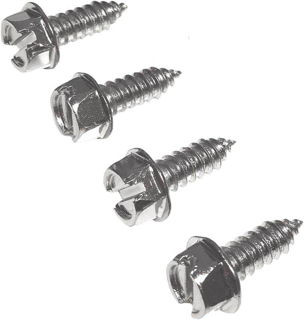 Stainless Steel License Plate Screws Rust Proof Screws