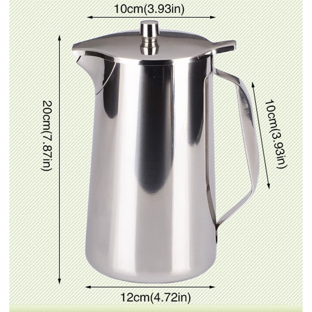 Bollitore per acqua fredda 304 Acciaio inossidabile ispessito Bollitore freddo Bollitore per il ghiaccio per uso domestico Soggiorno Bollitore freddo Hotel Bollitore per tè Bollitore per acqua