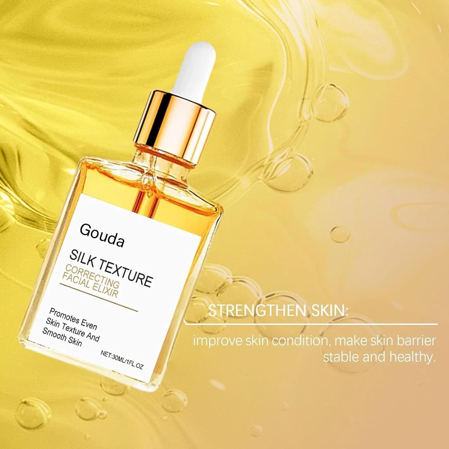 Gouda Silk Body Oil, Body Oil Perfume for Women, For Smooth and Hydrated Skin, Refreshing Non-greasy, Face and Body Essence Oil, Infused with Shea Butter, Coconut Oil (3)