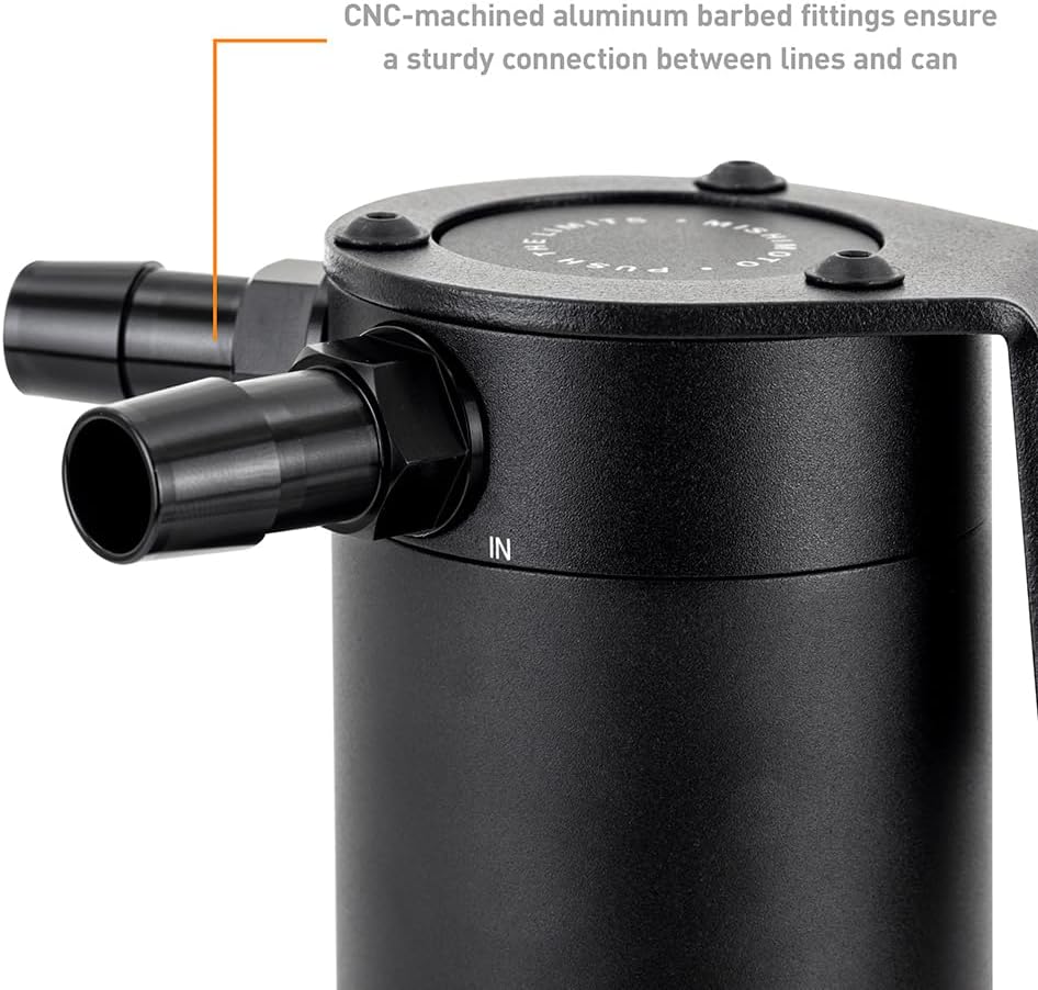 Mishimoto Baffled Oil Catch Can, PCV Side, Compatible with Subaru BRZ/Toyota GR86 2022+