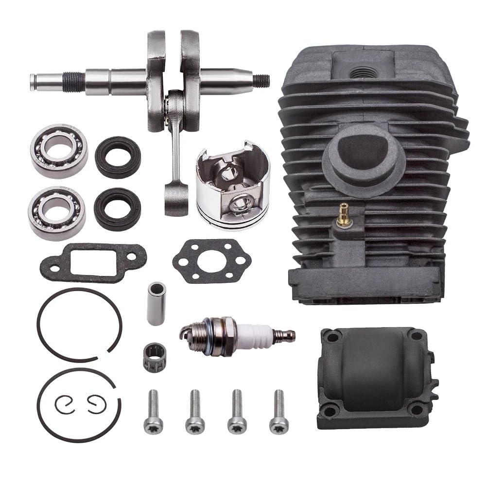 Cilindro Motosierra 42,5mm Para Para MS230 Para MS250 023 025 Motor Cilindro Pistón Cigüeñal Pistón