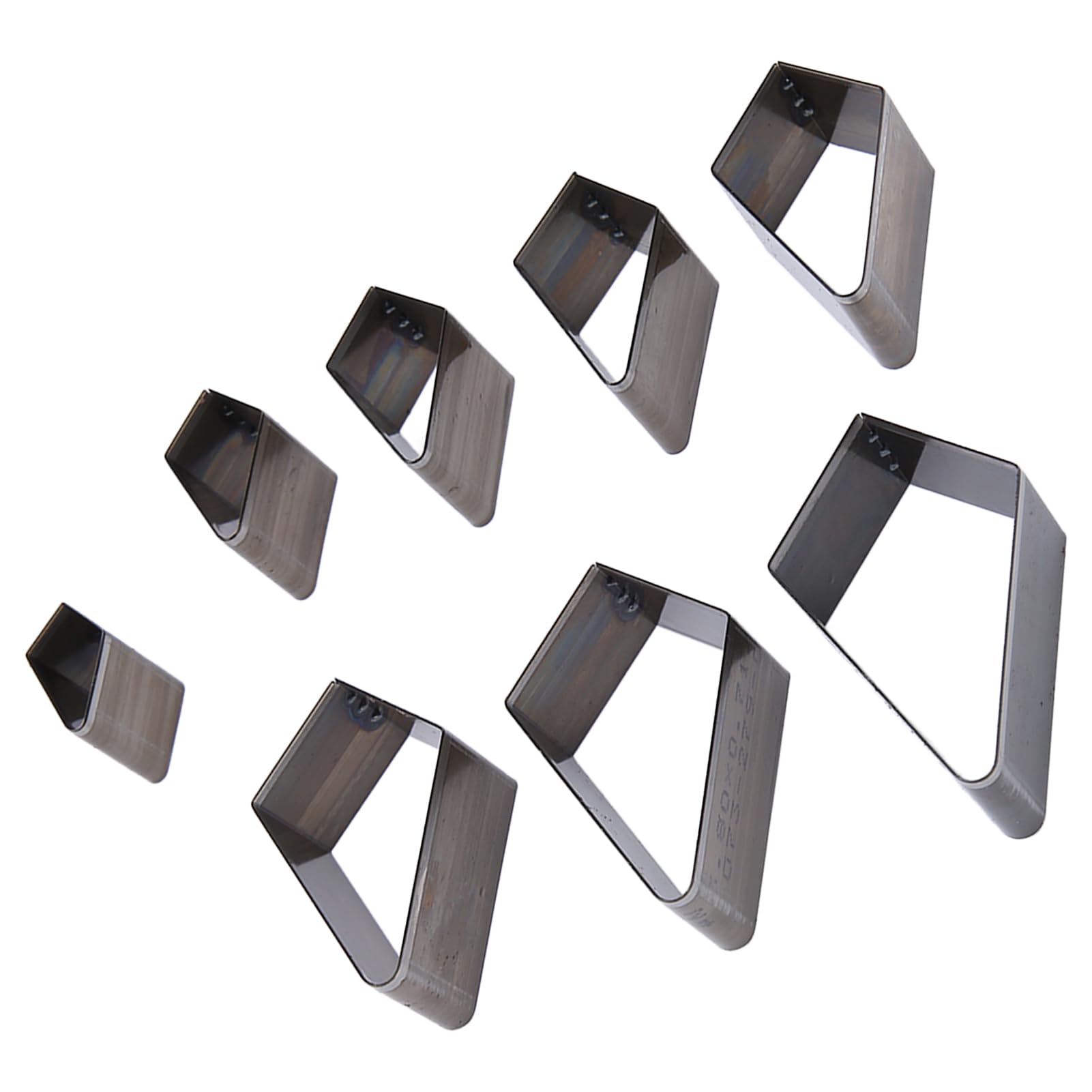 Generic Juego de 8 Troqueladores de Cuero, Herramienta de Perforación Hueca Duradera de Acero con Alto Contenido de Carbono para Manualidades, Perfecto para Proyectos de Cuero y Tela