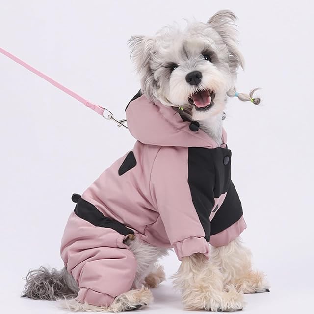 Foto 7 de 8 de Abrigo de invierno impermeable para perro con diseño de cuatro patas