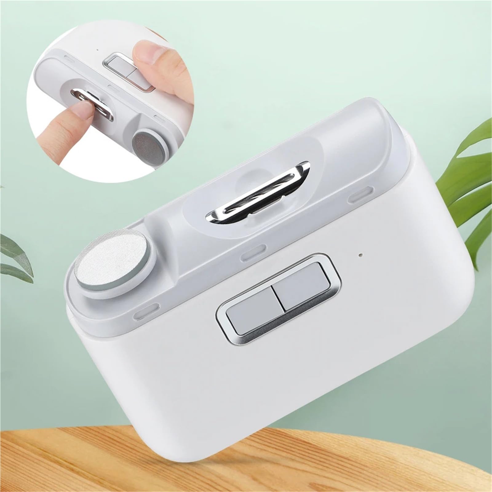 Smerigliatrice elettrica for unghie con strumento for pedicure manicure lucidatore automatico con luce a LED for la casa