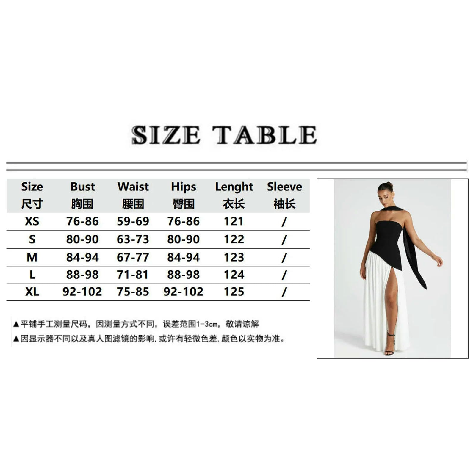 Abito Donna Invernale Lungo da Elegante Sciarpa Senza Spalline con Collo A Pieghe Sexy Sottile Schienale Corsetto Nastro Fessura Vita Estiva Pieghettata-10-s