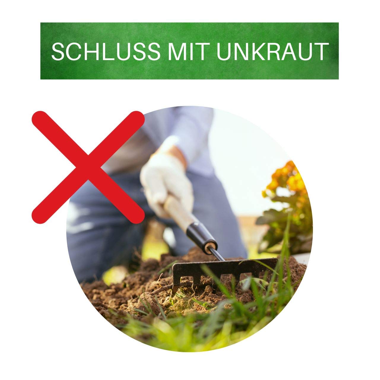 Gartenvlies Unkrautvlies vom Profi in Einer reißfesten Qualität 100 g/m² 1,6m Breite x 30m Länge = 48m² Unkrautfolie Mulchfolie Mulchvlies Hochbeet