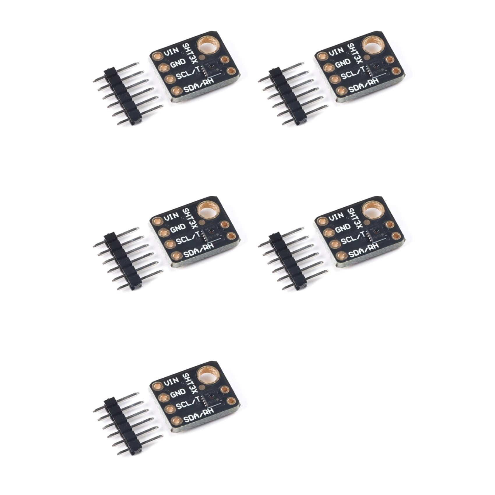 Ctrlzs 5X Sht3x Digital Temperature Humidity Sensor Sht30 Sht30-D Sht30-Dis Module Iic Interface