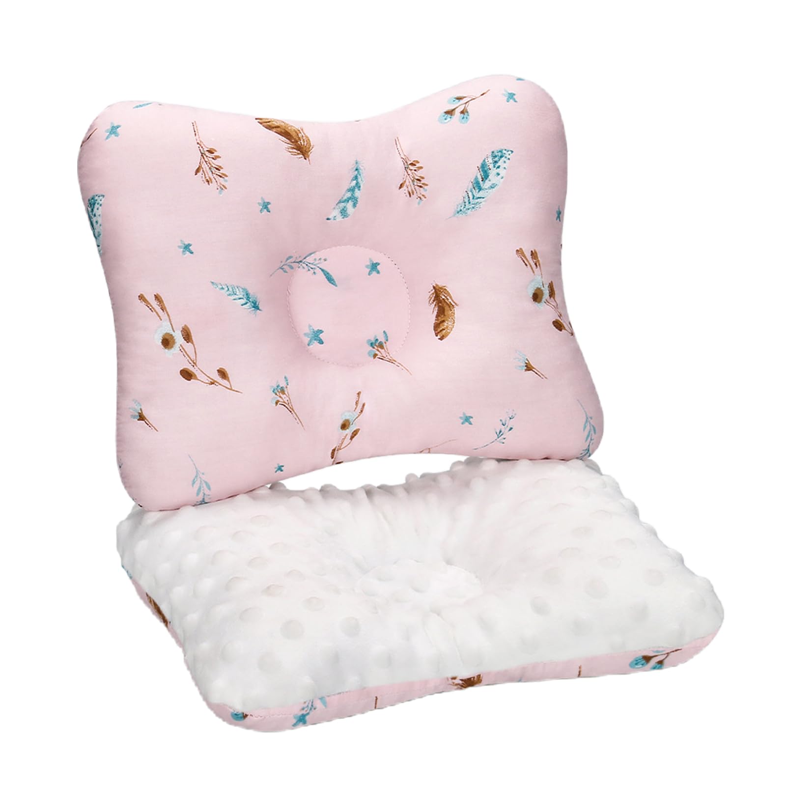 Baby Head Support Pillow Soft Breathable Cute U Shape Textured Pillows