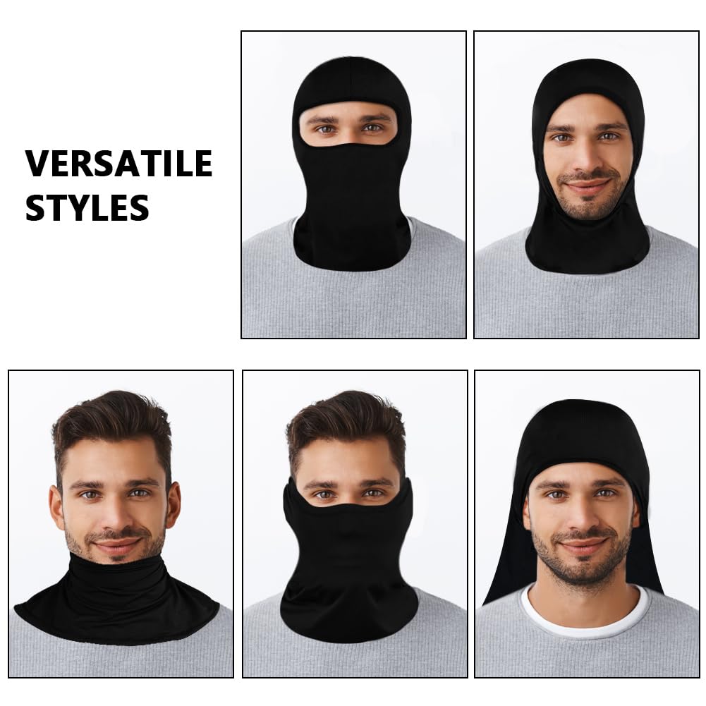 Passamontagna Moto da Uomo Donna, Passamontagna Balaclava, Scaldacollo Multifunzionale, Moto Sottocasco, Passamontagna Traspirante Protezione UV per Moto Bici Sci Ciclismo Sport all'Aria Aperta