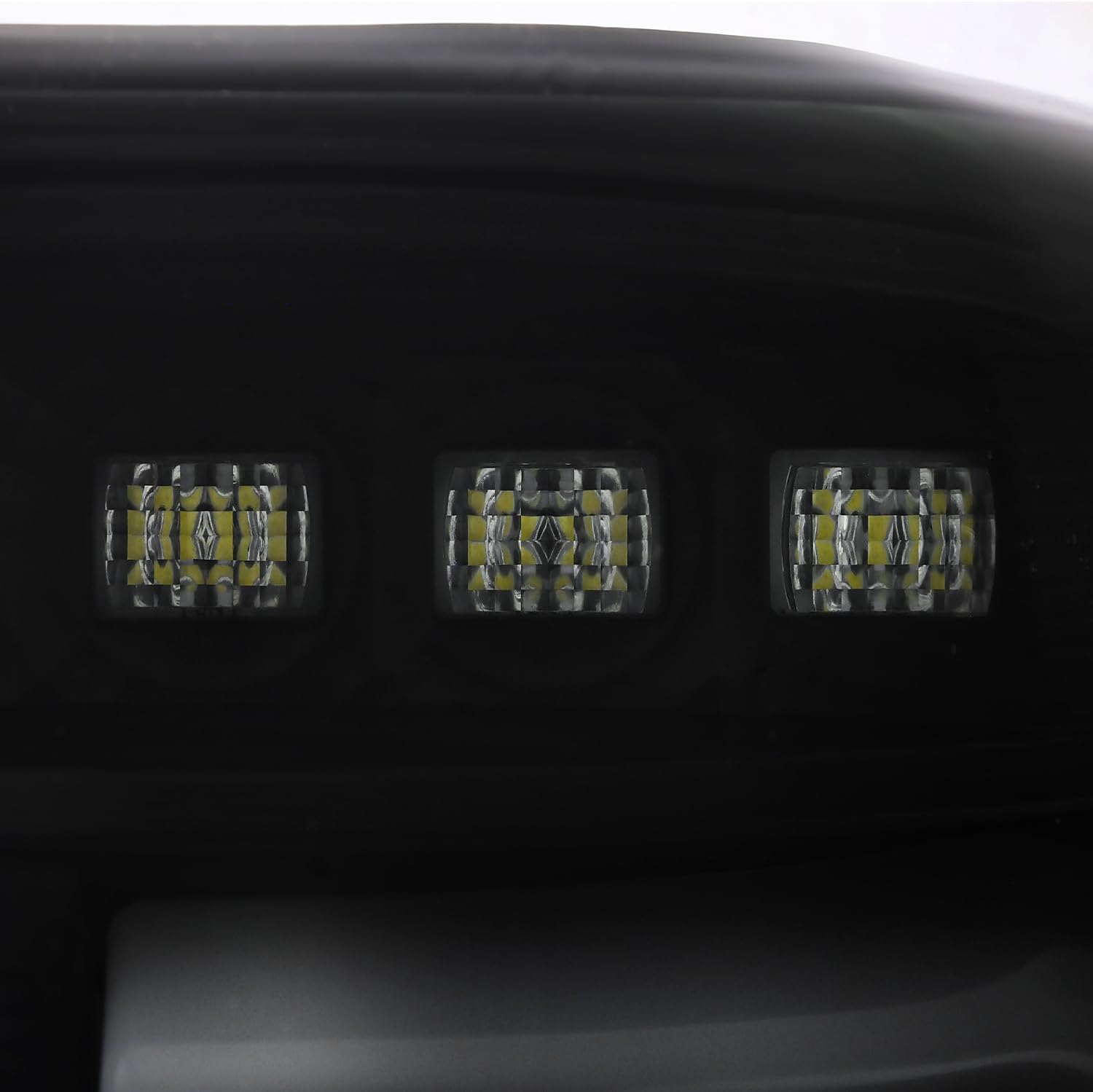 AKKON - Fits 1999-2004 Jeep Grand Cherokee [E Tube Style] Light Bar Full LED Black Smoked Tail Brake Lamp Pair Left + Right