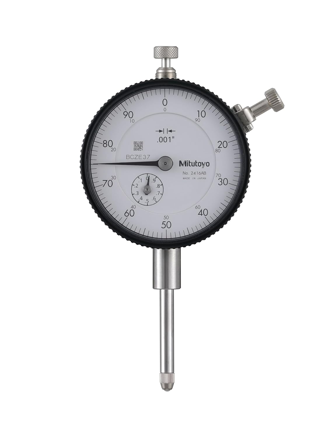 Mitutoyo 2416AB Dial Indicator DG .001 Grad, 0-1" Range