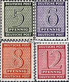 Sowjetische Zone (All.Bes.) Prophila Collection Sowjetische Zone (All.BES.) 120X-123X (kompl.Ausg.) geprüft postfrisch ** MNH 1945 Ziffer (Briefmarken für Sammler)