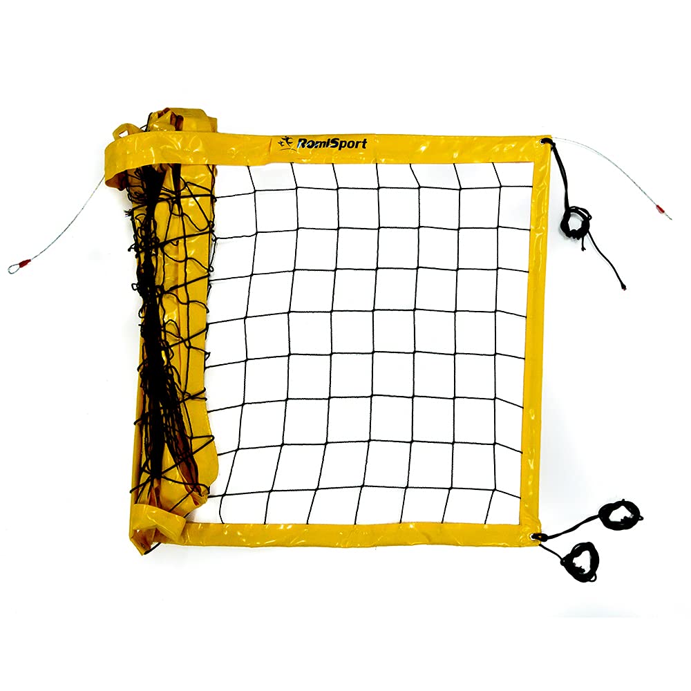 RomiSportBeach Volleyball Net Beach Volleyball 8.5 m or 9.5 m, 3 Colours