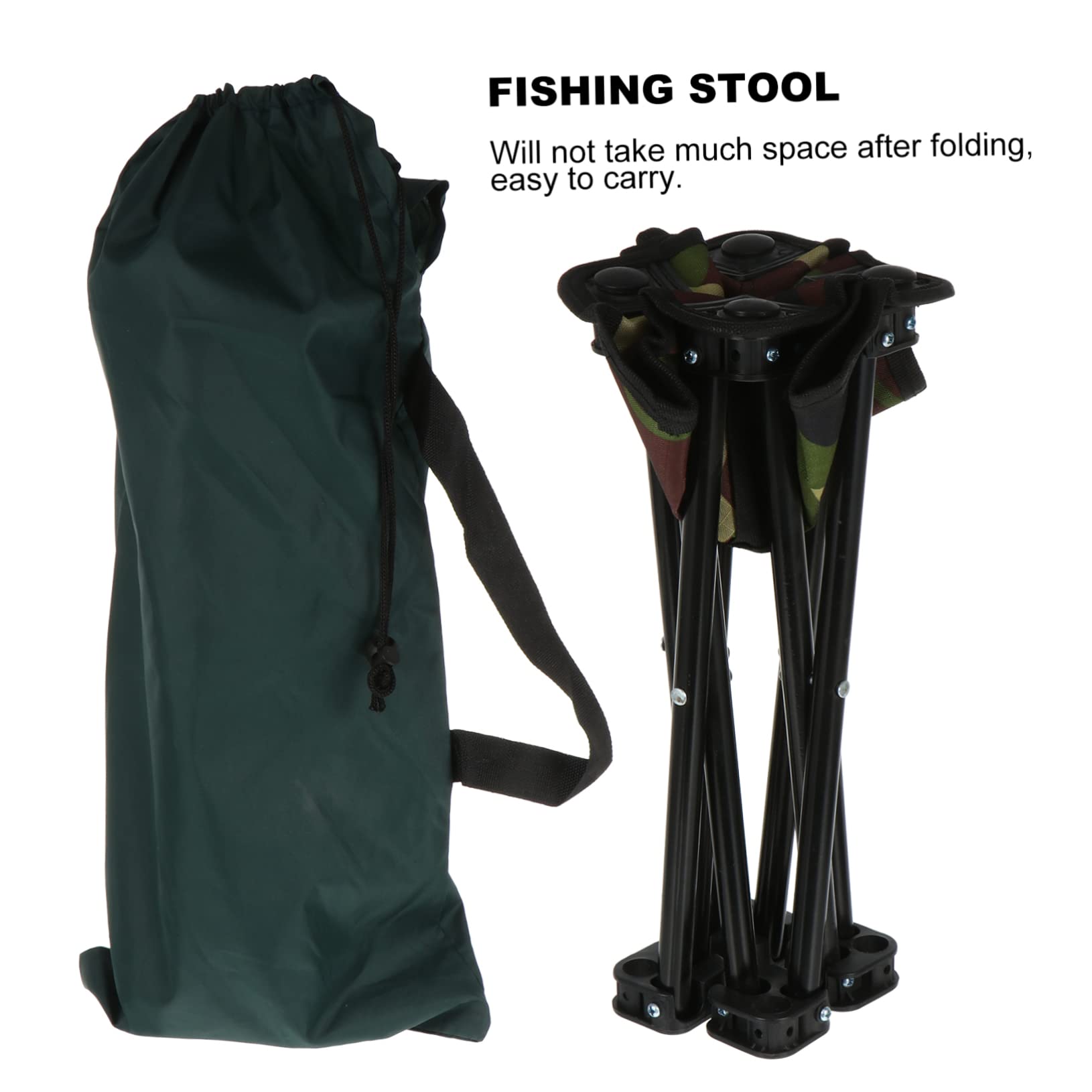 2 Pezzi Sgabello Pieghevole da Pesca Sedia Portatile Sgabello da Spiaggia Sgabello Collassabile Sgabello Pieghevole a Scomparsa Sillas Plegables Mini Sgabello Sgabello da