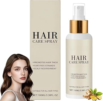 Hair Growth Oil Spray for Hair Thickening, Natural Hair Serum for Women & Men with Dry Damaged Hair & Scalp Treatment, Hair Strengthening Products for All Hair Types to Prevent Hair Loss & Breakage